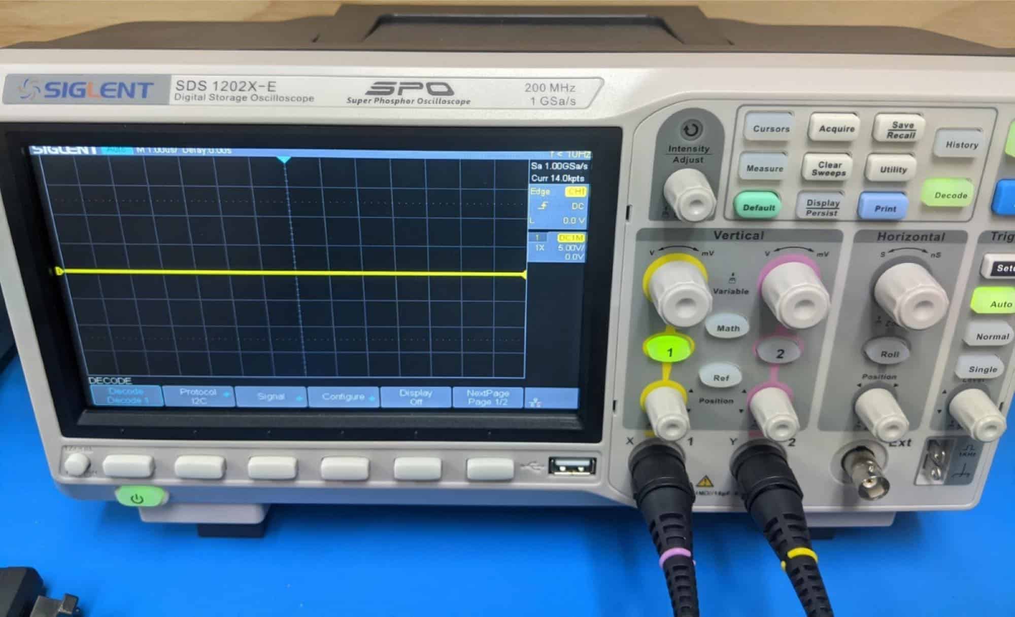  Figure 7 Siglent SDS 1202X-E Oscilloscope 