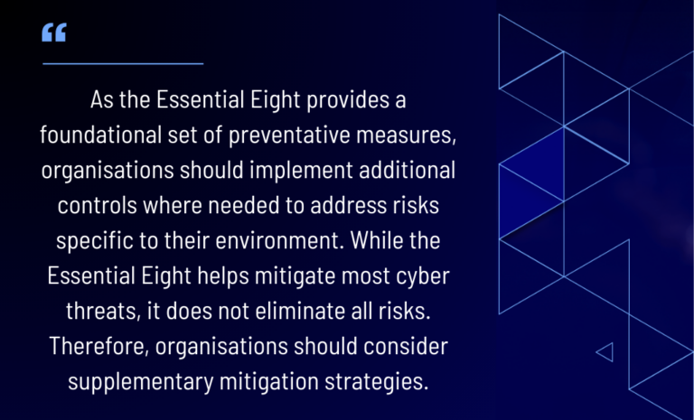 Essential eight quote